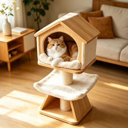 Multi-layer Stable Cat Climbing Tower