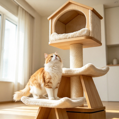 Multi-layer Stable Cat Climbing Tower