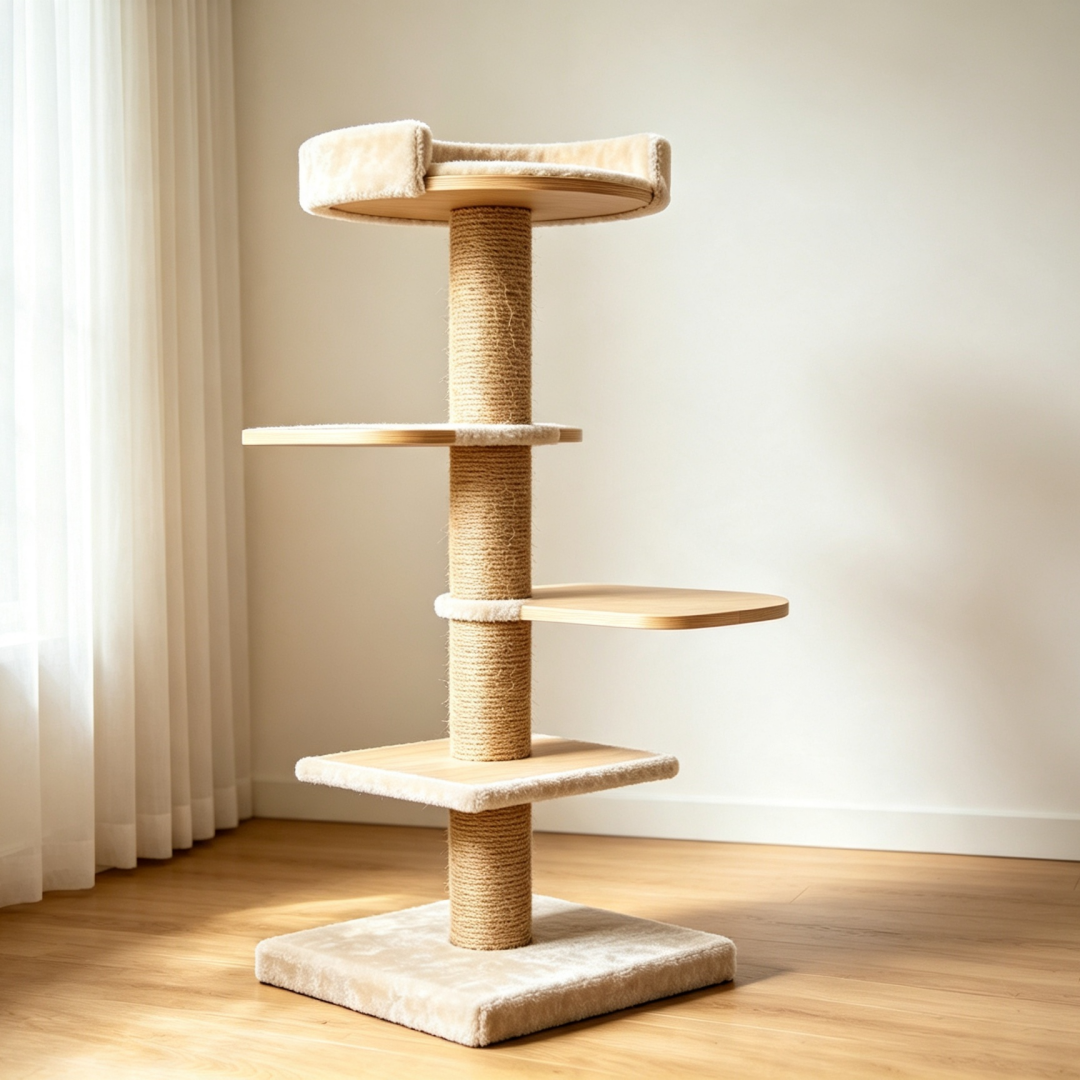 Indoor Multi-functional Sturdy Cat Climbing Tower