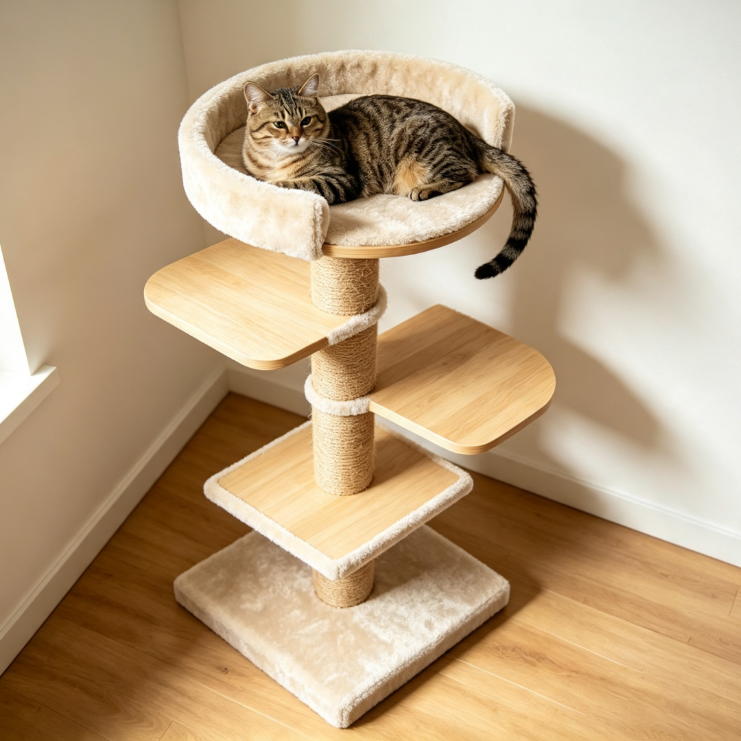 Indoor Multi-functional Sturdy Cat Climbing Tower