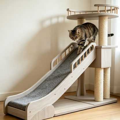 Sturdy Sisal Cat Tree, Multi-layer Indoor Cat Climbing Frame