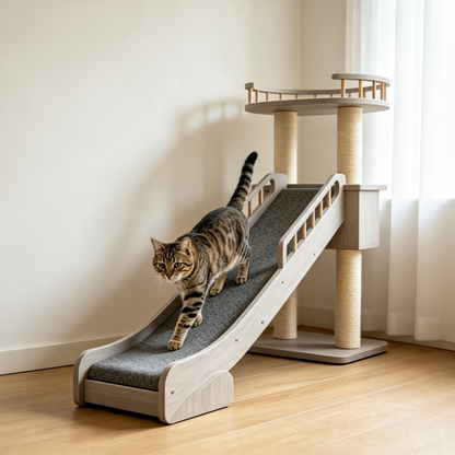 Sturdy Sisal Cat Tree, Multi-layer Indoor Cat Climbing Frame