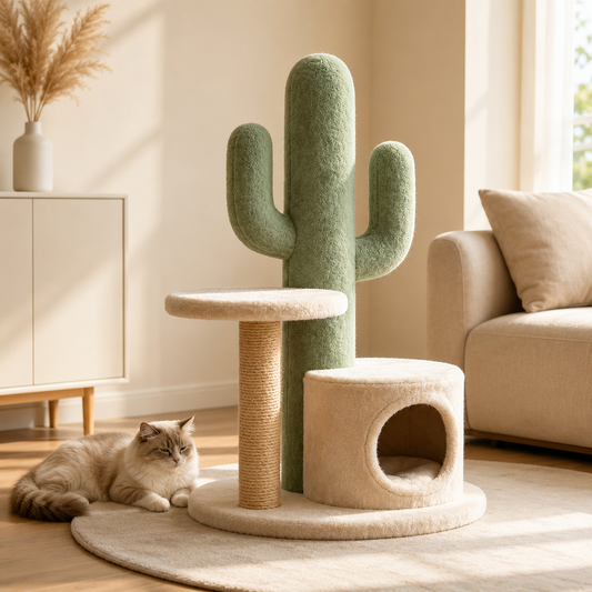 Sisal Cat Climbing Tree, Stable Multi-layer Indoor Cat Tower